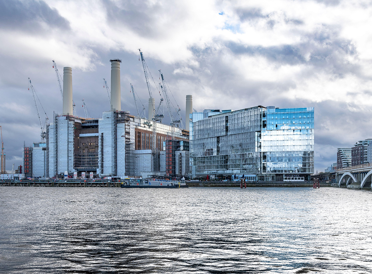 Battersea power station exterior